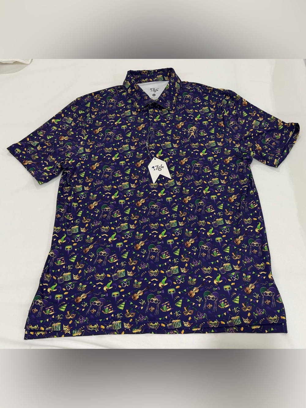 1764 Golf Mardi Gras Polo Shirt